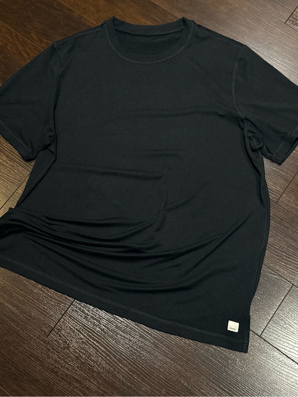 Vuori Ponto Performance Black Crew Neck Short Sleeve T-Shirt Men’s Size XL V1057